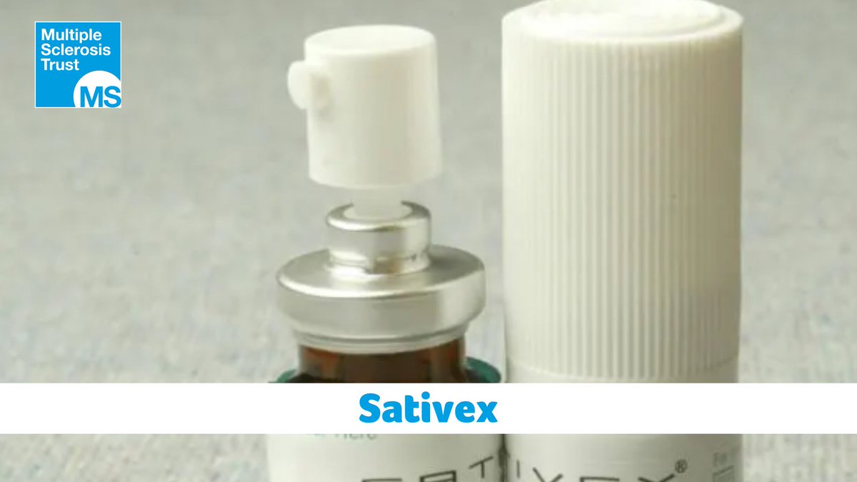 MSTrust's tweet photo. Sativex (nabiximols) is the first cannabis-based medicine to be licensed in the UK. It can be prescribed for MS-related spasticity when a person has shown an inadequate response to other symptomatic treatments or found their side effects intolerable.

https://t.co/6jouqirDDl https://t.co/oXLrgBriaA