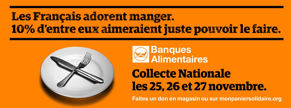 La collecte des @banquesalim commence !
Les denrées alimentaires que vous donnez sont ensuite remises aux associations qui viennent en aide aux plus démunis, et aux personnes fragilisées par la crise.
Merci pour votre participation !
