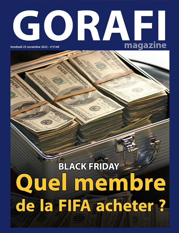 le_gorafi's tweet photo. Gorafi Magazine : Black Friday : Quel membre de la FIFA acheter ? - https://t.co/yL8SM9RzZG https://t.co/mHh3nOxZFC