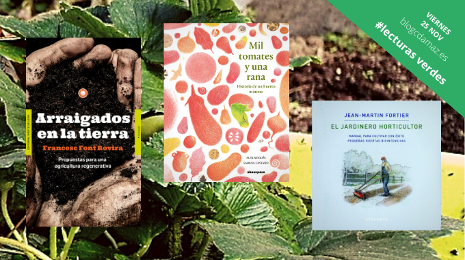 Cada viernes, recolectamos #LecturasVerdes de nuestro huerto de libros
Esta semana 

📗Arraigados en la tierra
📗El jardinero horticultor
📗Mil tomates y una rana

▶️blogcdamaz.es/lecturas-verde…

Suscríbete a nuestras reseñas 📗💚👇
zaragoza.es/ciudad/enlinea…