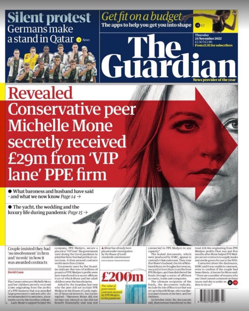 PeterWebbSocial's tweet photo. More incredible corruption that is getting a ripple of coverage!! Quite unbelievable how people think this govt is in any way capable! FFS!!! https://t.co/OX0dogoZY0