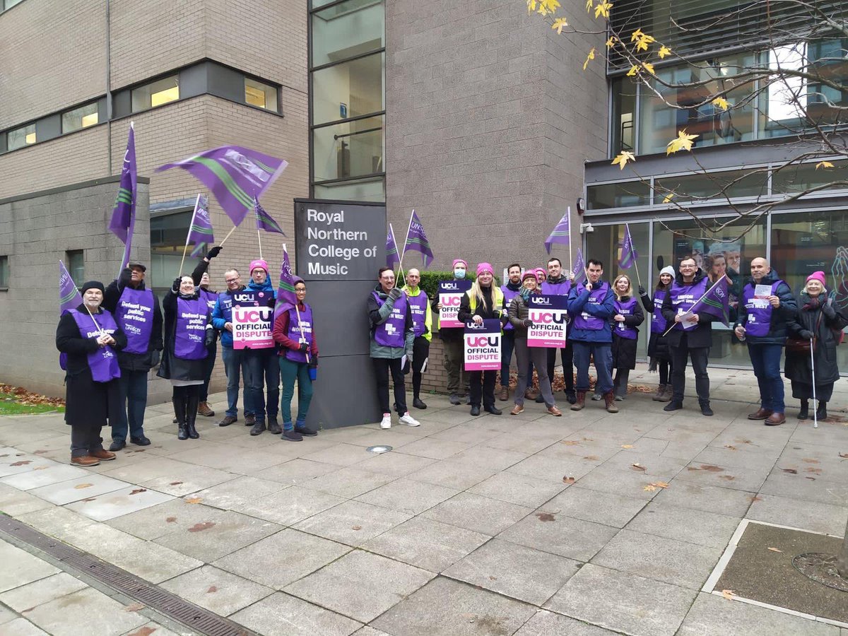 Good turnout yesterday for the picket. Looking forward to more of the same today with the march and rally later. #ucuRISING #ucu