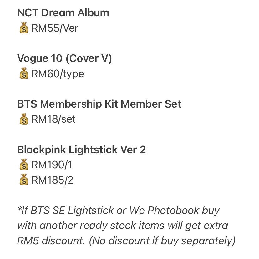 Shop613Magic's tweet photo. BLACK FRIDAY SALES ‼️ 
(25/11-30/11)

💰Price refer to pic 2-3
🧷Items refer to story - Ready stock

More details: https://t.co/0gBYM5Mt4k https://t.co/qU6SubCMWC