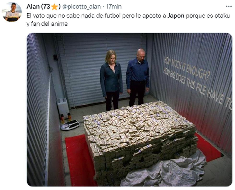 sin_paltas_'s tweet photo. 4. Alemania vs. Japón (1-2)
¡Pero qué esta pasandoo! 🤯🤯🤯
¿Quién más está de acuerdo en que esta escena de Supercampeones se hizo realidad? Muy bien hecho Japón 🇯🇵
#Qatar2022 #AlemaniaJapon #FIFAWorldCup https://t.co/Vrity2hI61