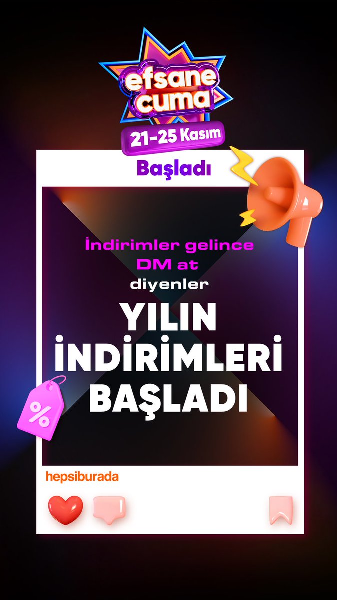 kaanizm2's tweet photo. Efsane Kasım’ı Efsane Cuma’yla kapatıyoruz!
Reklamlarda TV’de, outdoor’da, radyoda indirimleri duyan, peki ama ne alalım, söyle bize diyen takipçilerime bu paylaşım. 
Hepsiburada’da efsane fırsatlar var, benden söylemesi. #efsanekasım #efsanecuma https://t.co/GENOkVXzzd