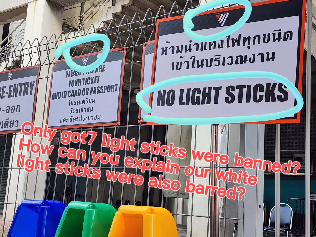 TianxiaJacksonW's tweet photo. We are sorry to inform all of you that we can’t distribute the 6000 light sticks that we ordered and delivered to Bangkok one month ago because the concert organizer of…

#JacksonWangWorldTour
#MAGICMANWorldTour
#JacksonWangWorldTourInBKK_DAY1 https://t.co/Jf1G6ajl38