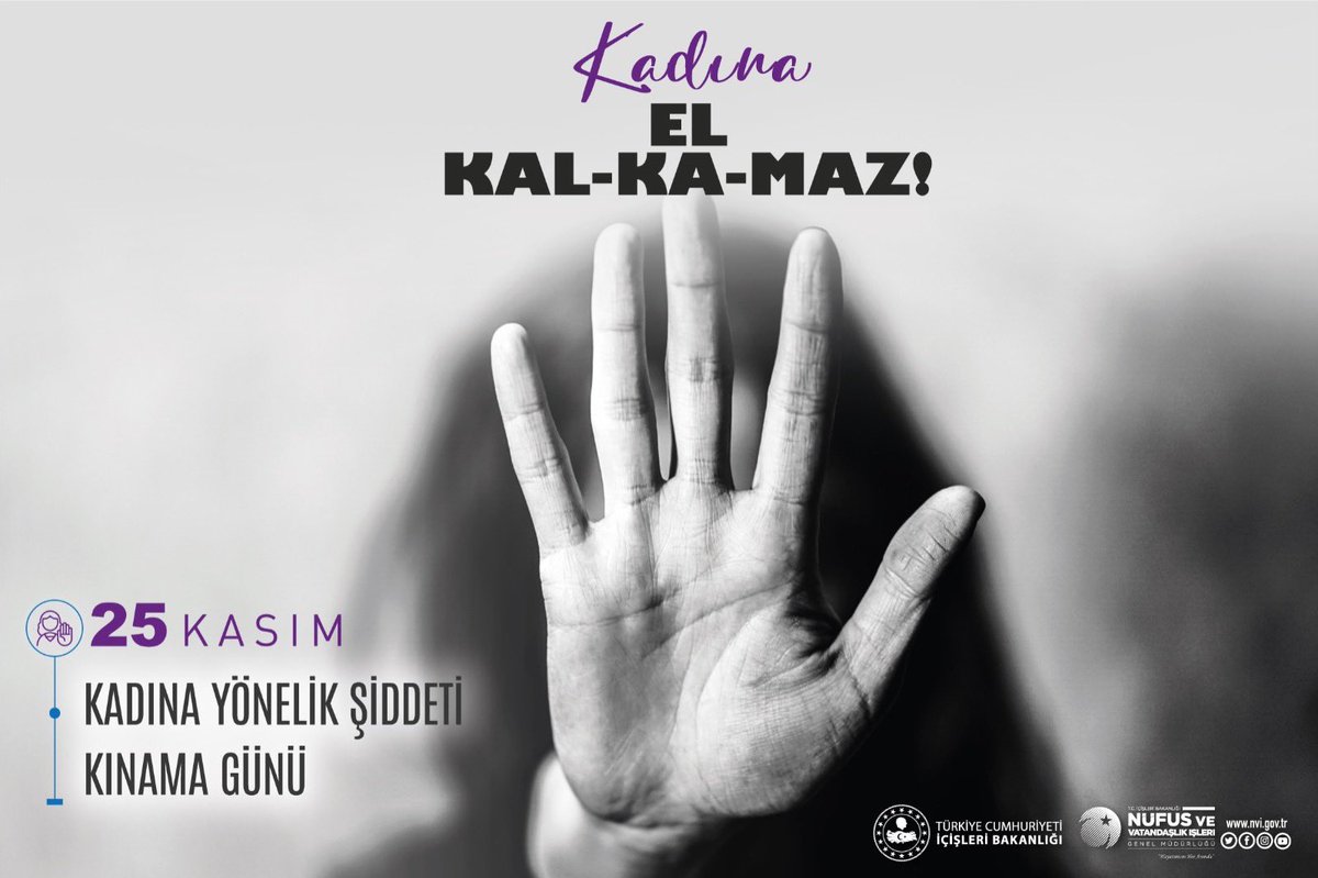 Kadına şiddete dur de❗️🤚

#KADES uygulaması için ⬇️

IOS 👉 apps.apple.com/tr/app/kades/i…

Android 👉 play.google.com/store/apps/det… 

<a href="/TC_icisleri/">T.C. İçişleri Bakanlığı</a>