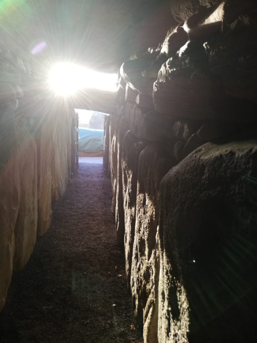 One week closer to the winter solstice. Can you notice any changes from last weeks photo?📸John🌞 #Countdown #WinterSolstice #Newgrange #BoyneValley #sunrise #BrightMornings #OPW #HeritageIreland #ShortestDay #wintersolsticeatnewgrange