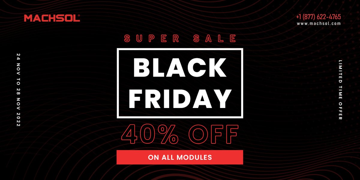 MachSol's tweet photo. #MachSol brings you the biggest sales weekend of the year. So what are you waiting for? Get started today to Solve real business challenges &amp; Discover new growth possibilities with MachPanel, that too with 40% discount.

https://t.co/uio0JaITC7 

#blackfridaysale2022 #HybridCloud https://t.co/gXufVuOPSb