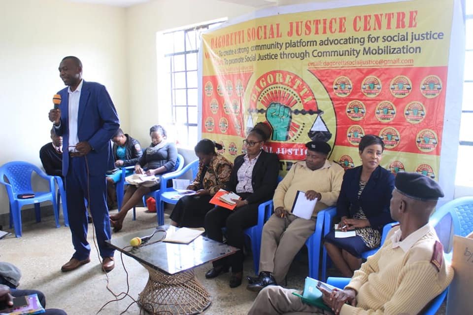 DagorettiC's tweet photo. Dialogue On Collaborative Justice with the Dagoretti Ngando Ward  community was a success. https://t.co/zPBGnW5CIX