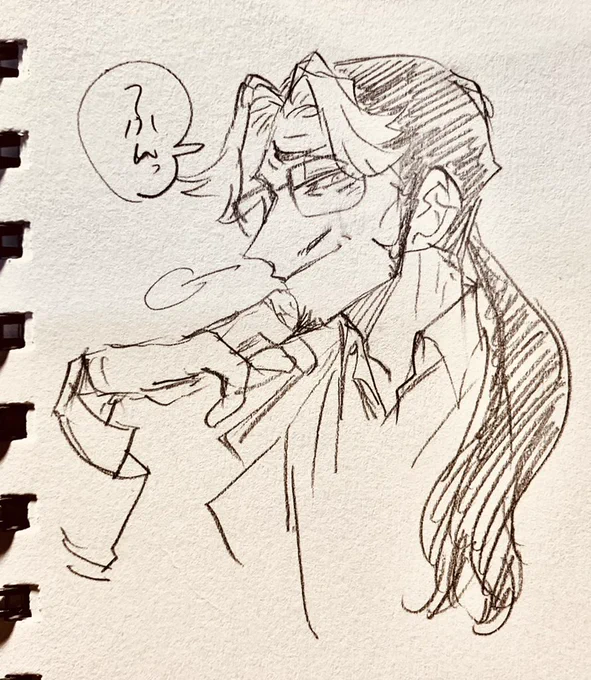 #騎士じいや
アナログ大臣〜! 