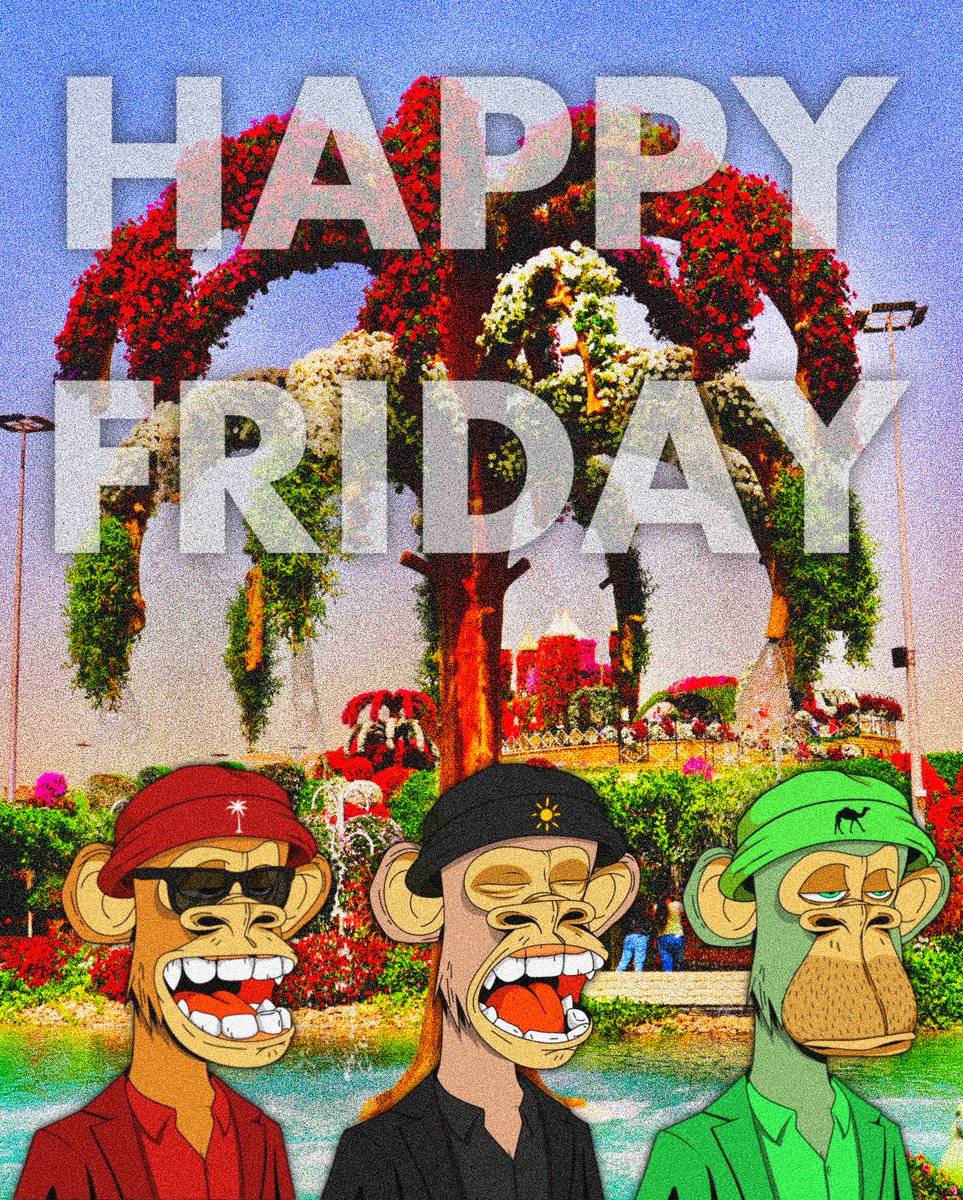 HAPPY FRIDAY from the Miracle Garden to make your life a MIRACLE 🌻🌹🌷🌼🌸🌴🇵🇸☀️💎

#NFTcommunity #NFT #NFTs #NFTart #Dubai #BAYC #BoredApe  #ETH #web3