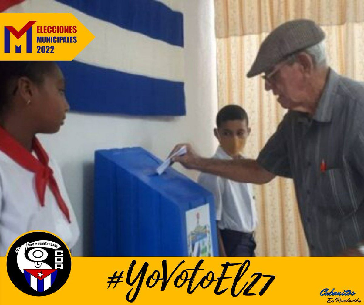 cubacooperaven: Nuestro corazón esta con #Cuba este domingo 27 de noviembre cuando se realicen  las  votaciones municipales.

#FidelPorSiempre #YoVotoEl27 #VoluntadDeElegir #CubaPorLaVida
