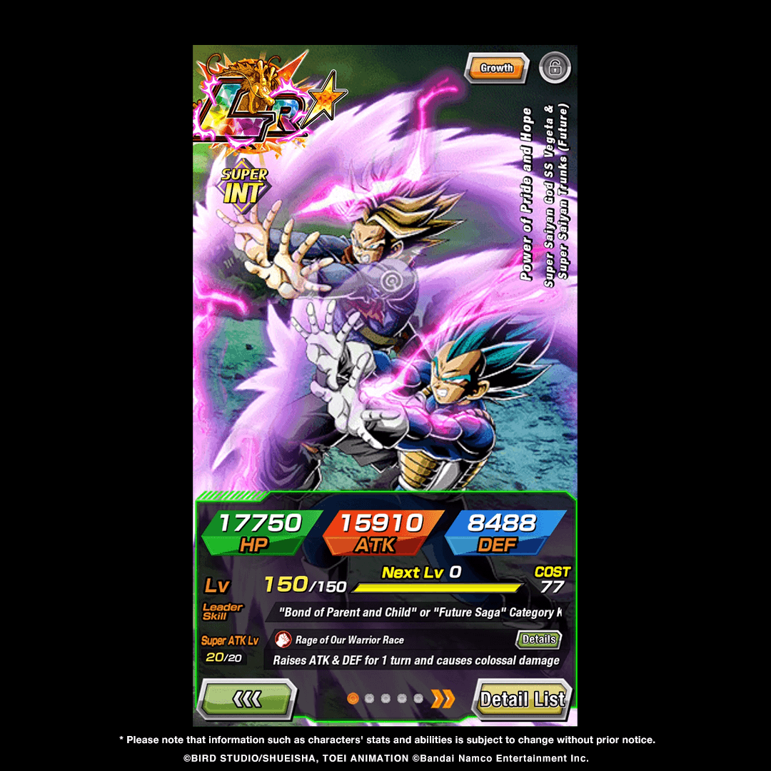 Dragon Ball Z Dokkan Battle on Twitter "Firsthand information on LR