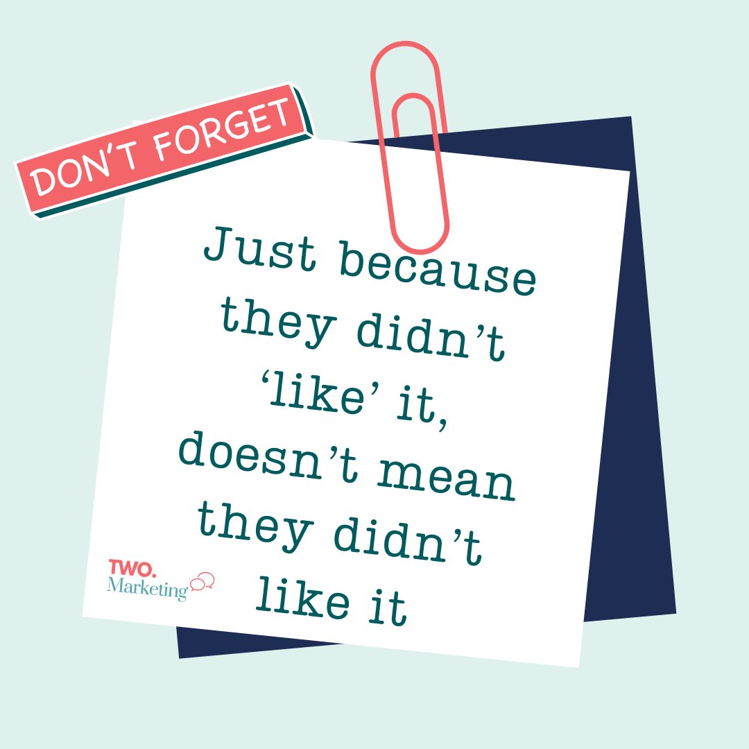 Social media is full of voyeurs! 👀 

People consuming your content but not taking action 

Yes the aim of the game is to try and encourage action, interaction, conversation 🗣

But don’t think that just because a post hasn’t had any of the above, that it hasn’t been consumed