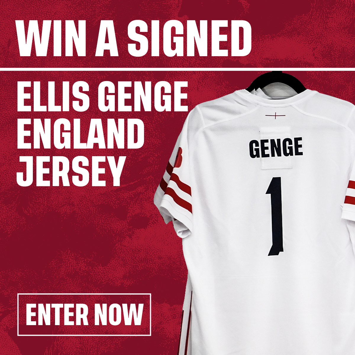EnglandRugby's tweet photo. Win a signed @EllisGenge England shirt 🌹

Find out more 👉 https://t.co/0hP5eFCwE2 https://t.co/12ILPGuaFr