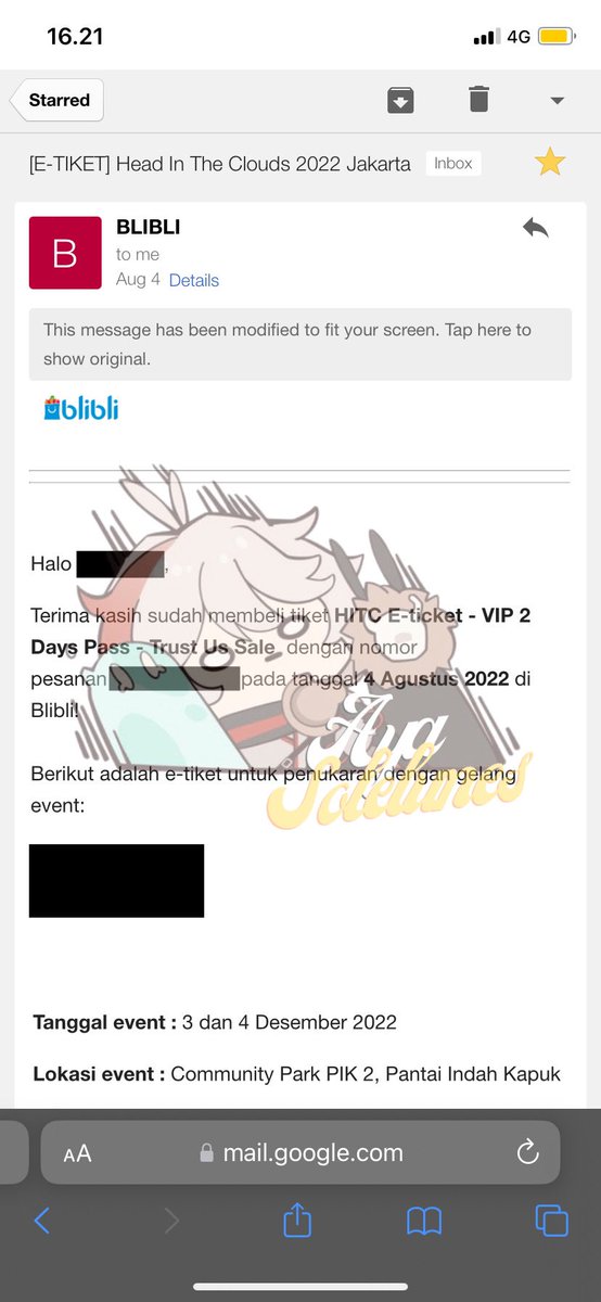 Solelunes's tweet photo. WTS WANT TO SELL | HITC JAKARTA VIP TRUST US SALE 2 DAYS PASS

RP 4.3JT (1 tix)

✅ Negotiable
✅ COD GI (26/27)
✅ Dibantu urus sampai wristband

Alasan jual karena idol Kpop mau ke Indo.. hehe.. Boleh minta username main account Twitter atau sosmed aku kalau kurang yakin yaa! https://t.co/VNUN334oNF