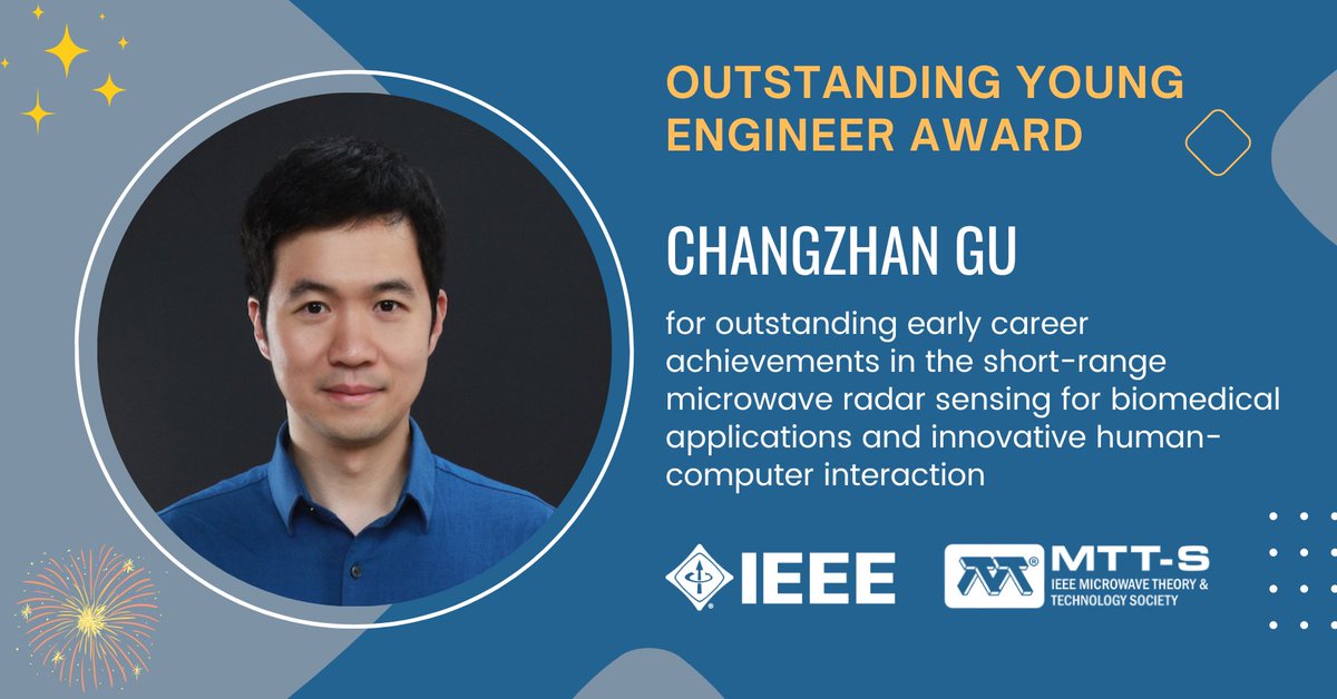 IEEE MTT-S (@ieeemtt) on Twitter photo Congratulations to Prof. Changzhan Gu for receiving the 2023 IEEE MTT-S Outstanding Young Engineer Award. mtt.org/2023-ieee-mtts… Congratulations to Prof. Changzhan Gu for receiving the 2023 IEEE MTT-S Outstanding Young Engineer Award. mtt.org/2023-ieee-mtts…