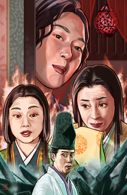 第12回「亀の前事件」#鎌倉殿の13人 #鎌倉絵 #殿絵 
