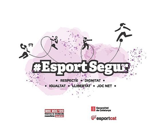 💜 L' #AEFSArrels s'uneix a la campanya #EsportSegur d' @esportcat. 💪🏻 Amb motiu del #25N, Dia Internacional per a l'Eliminació de la Violència envers les Dones, lluitem per un esport amb respecte, dignitat i igualtat. ✋🏼NO a la violència masclista. #prouviolènciamasclista