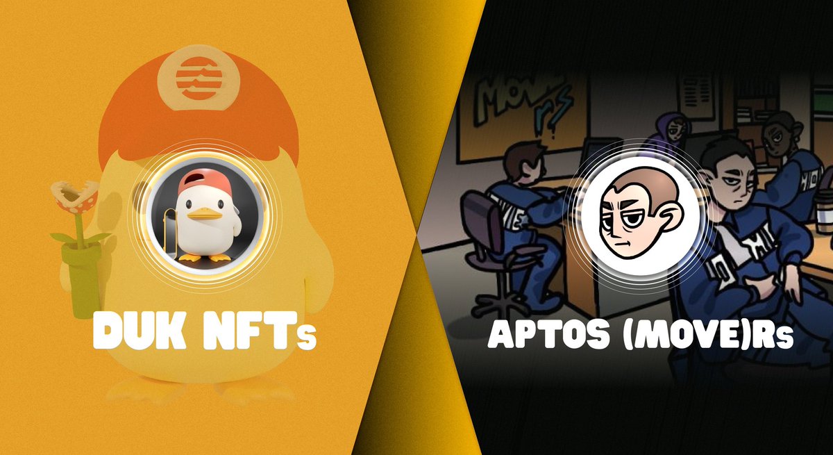 Duk NFTs | Minting ON GOING (@duknfts) on Twitter photo ๐พ Second partnership on board <a href="/MoversNFT/">Aptos (MOVE)Rs NFT</a>
Coming to #Aptos to make the strongest DAO, <a href="/MoversNFT/">Aptos (MOVE)Rs NFT</a> has been supporting new projects like us in reaching out to #AptosCommunity.
May the force be with us ๐
#DukNFTs #AptosMovers #AptosMovement ๐พ Second partnership on board <a href="/MoversNFT/">Aptos (MOVE)Rs NFT</a>
Coming to #Aptos to make the strongest DAO, <a href="/MoversNFT/">Aptos (MOVE)Rs NFT</a> has been supporting new projects like us in reaching out to #AptosCommunity.
May the force be with us ๐
#DukNFTs #AptosMovers #AptosMovement