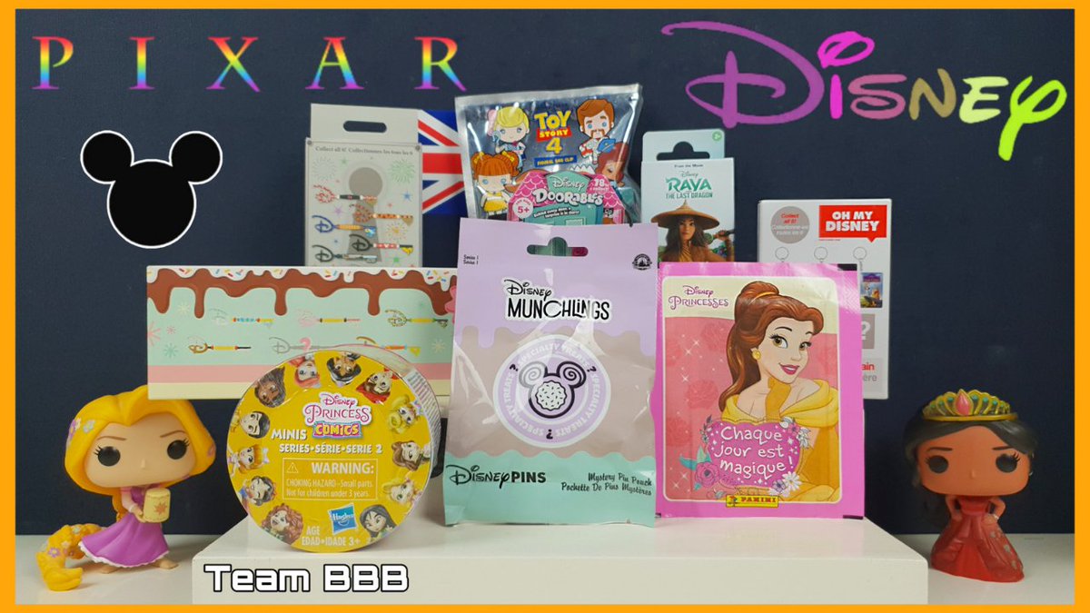 TeamBBB123's tweet photo. DELIGHTFUL DISNEY UNBOXING!
https://t.co/XN4SnXm2Tu

Lets see what new friends we can find hidding inside these! 
#disneycollectibles #disneypins  #disney #pincollector #minifigures #disneydoorables #stickers #todayismagical #disneykey #disneyprincesscomics #toystory @Disney_UK https://t.co/GI8HfGy4Xj