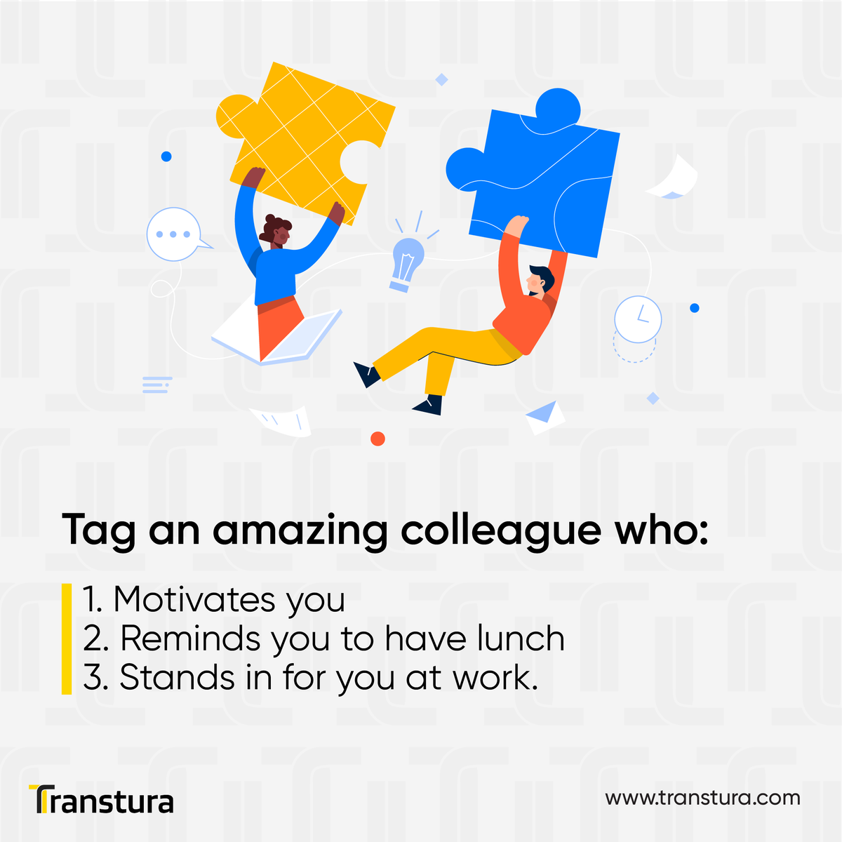transtura's tweet photo. Some colleagues are just irreplaceable. Tag someone today.
transtura
#TGIF #workersinlagos
#workersinsurance
#fuel
#workersinnigeria
#fridaymood
#fridayfeeling https://t.co/ndgz1CkH7P
