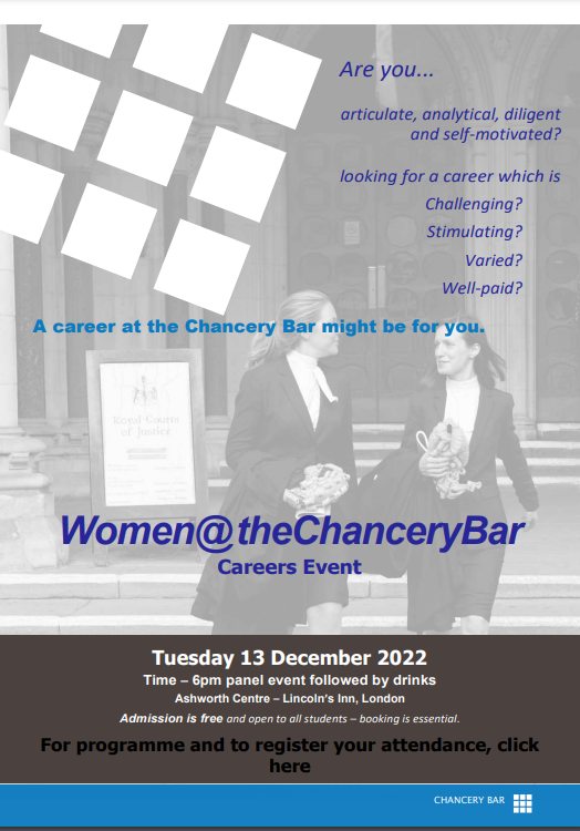FalconChambers1's tweet photo. Janet Bignell KC will chair 'Women @ the Chancery Bar 2022', which is organised by @chancery_bar.
๐
13 December 2022
โฐ6 pm - 7:30 pm
๐ Ashworth Centre, @lincolnsinn
Find out more here:
https://t.co/oOq5NqOBbA
#PropertyLaw
#WomeninLaw
#PropertyBarristers
#FalconChambers https://t.co/1HMdgFtFu3