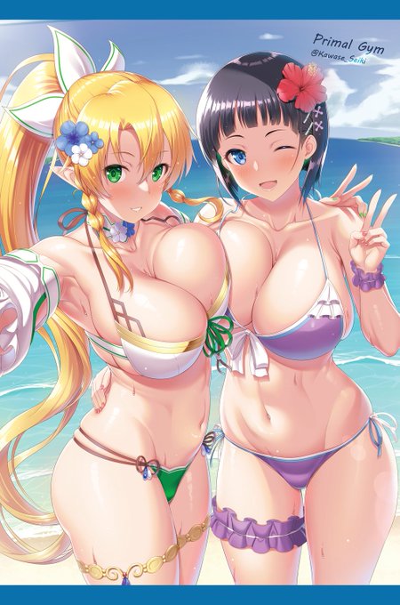 冬コミに水着リーファ&直葉ちゃんタペストリーと、
再版でスク水直葉ちゃんタペストリーも出そうと考えてますが需要ありますかね?😇 