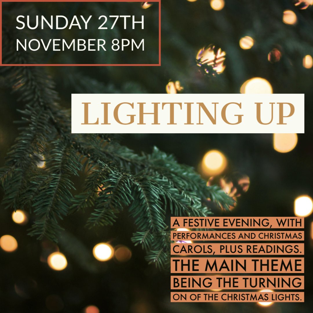 🌟 The run-up to Christmas starts at Millfield this Sunday 🌟

🎄Join us for music and readings to celebrate turning on the Christmas lights🎄