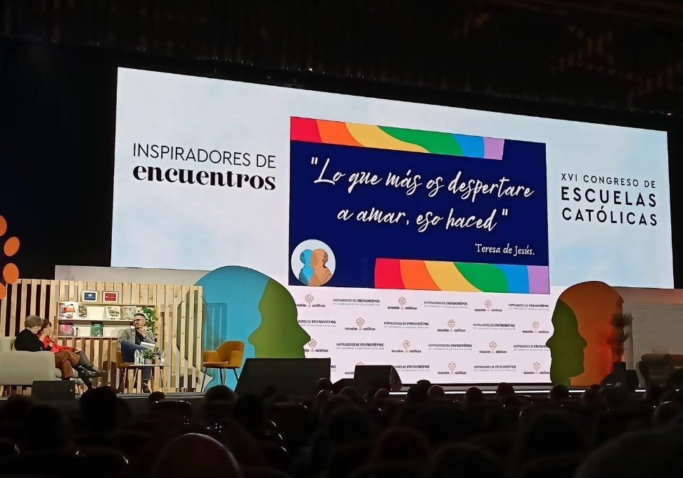 TERESA DE JESÚS inspiradora de encuentros.
Congreso Escuelas Católicas.
Granada.
#InspiradoresDeEncuentros 
#fetelvedat