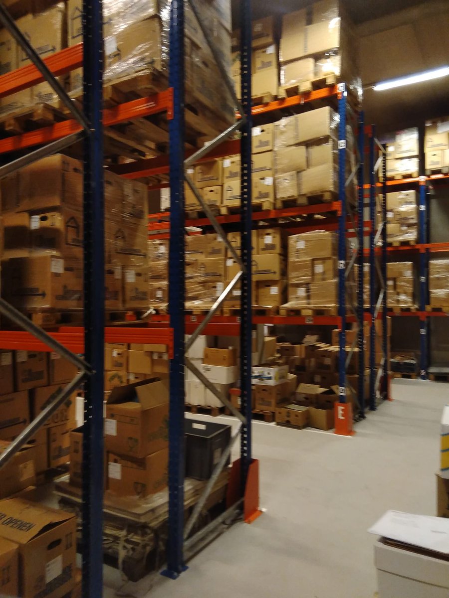 ArchiveCathInst's tweet photo. @SepsCollections Check out their uncatalogued collections storage area. An archive cataloguer's dream (or nightmare)! @SpColl_KULeuven https://t.co/q8LPb6BKpz
