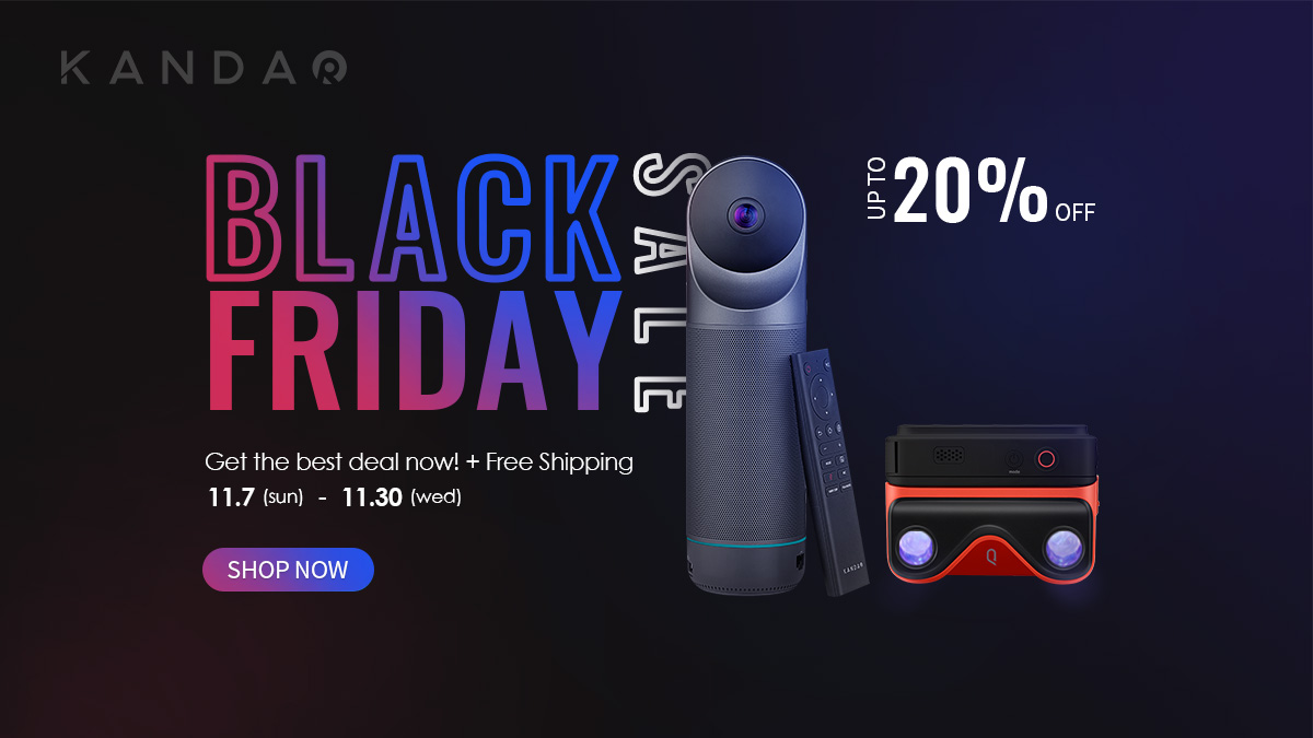 KandaoVR's tweet image. The LAST 5 DAYS!!! Our biggest discount of the year!🎁
✅#KandaoMeetingPro: save $150 
✅#QooCamEGO:  save $40
✅#QooCam8KEnterprise:  save $150
Shop now: us.kandaovr.com
Don&apos;t miss it!🔥

#Sale #kandaomeetingseries #discount #conferencecamera #BlackFridaysale #bestdeals