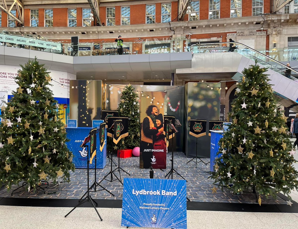 Lydbrook Band (@lydbrookband) on Twitter photo After being sworn to secrecy for the last month, Lydbrook Band is excited to share that it was chosen to feature in this year’s <a href="/TNLUK/">The National Lottery</a> #EuroMillions #Lotto #Christmas advert! Members of the band are performing live at Waterloo Station today as part of the official launch. After being sworn to secrecy for the last month, Lydbrook Band is excited to share that it was chosen to feature in this year’s <a href="/TNLUK/">The National Lottery</a> #EuroMillions #Lotto #Christmas advert! Members of the band are performing live at Waterloo Station today as part of the official launch.
