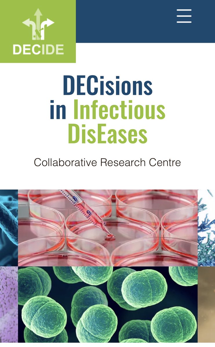 Great news for infection research at @Uni_WUE @Uniklinikum_Wue @Helmholtz_HIRI @Wue_SI and partners @pdersch @SinaBartfeld : Collaborative research center DECIDE with speaker @lab_rudel is funded by @dfg_public - see crc-decide.de for info! 🎉🍾🎊