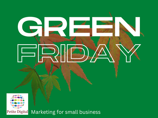 Petite_Digital's tweet photo. Have you heard about Green Friday?

Instead of shopping connect with nature, friends or do something good for somebody else. Find out more here 👉🌿🍂https://t.co/fpKpS3X76k

#greenfriday #greenfriday2022 https://t.co/6rwWf0e3Vx