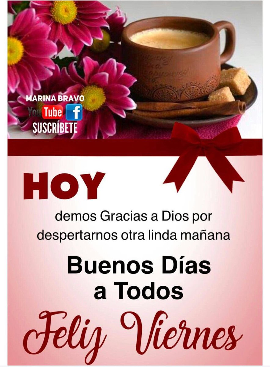 mvguerreror's tweet photo. #alfinviernes #viernestequiero #Viernes #buenosdías #graciasDiosporestedía #25deNoviembre #sevanoviembre #BlackFriday #caféparadespertar https://t.co/2br8t33E1J