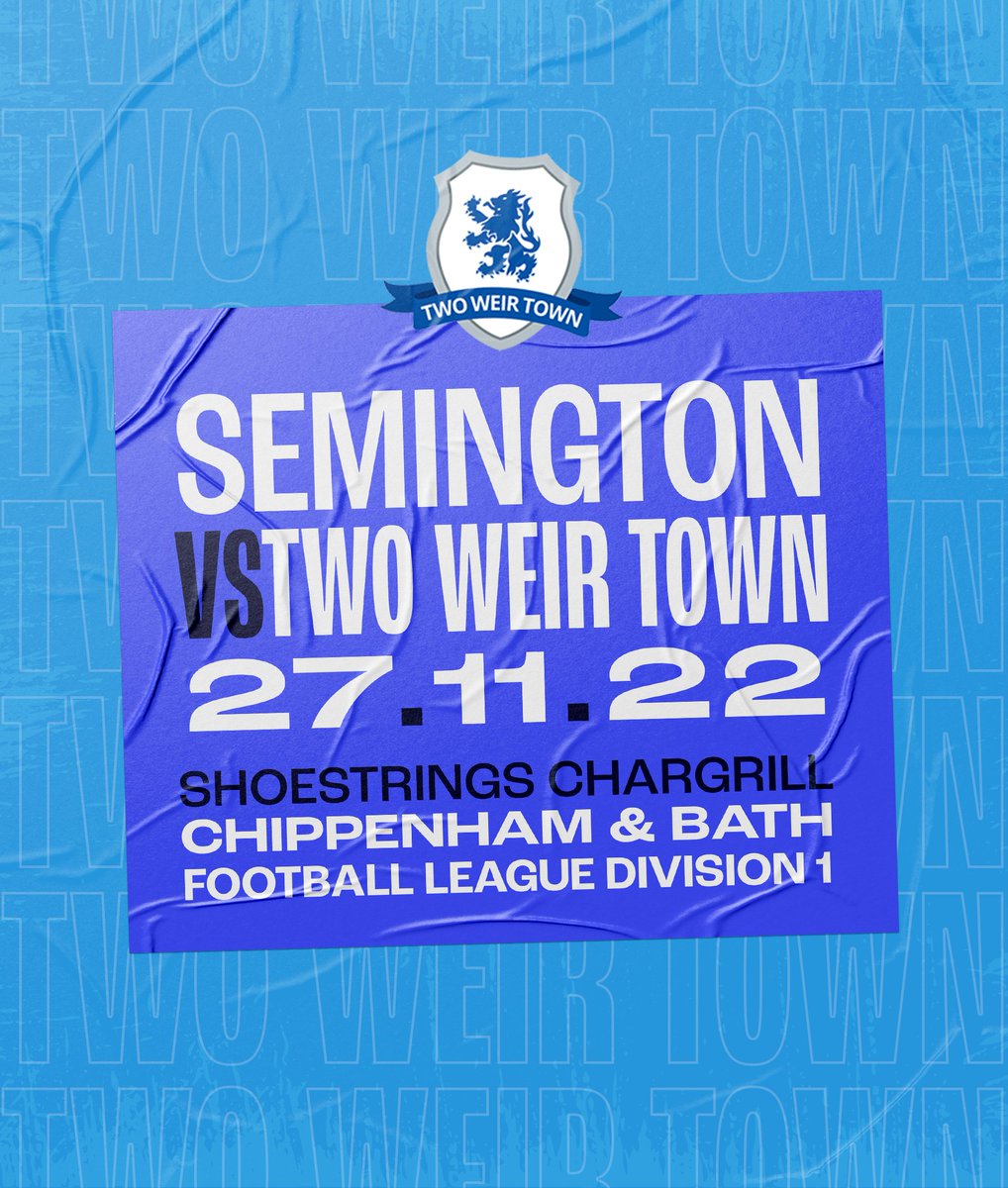 TwoWeir's tweet image. This Sunday morning you have a simple choice- Japan vs Costa Rica, or Two Weir Town vs @semingtonfc... I know which game I'd pick 😏

We make the trip to Wiltshire hoping to emulate one of those sides' earlier World Cup results, I'll let you decide which one...