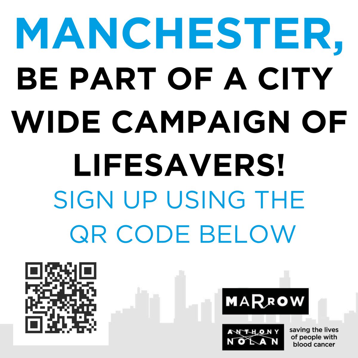 MancMarrow's tweet photo. We are so excited to announce our Manchester City Campaign events that will take place next week starting on Monday. 

Manchester, are you ready to save lives? 💙👏🏽 https://t.co/icwvvphKJe