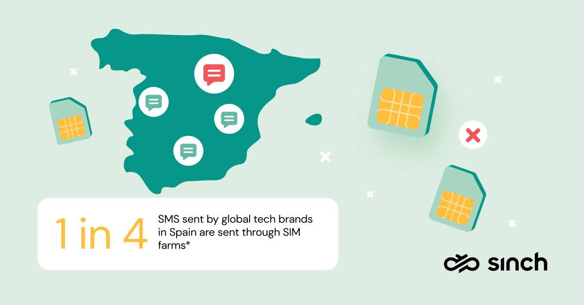 wearesinch's tweet image. Protect customer data this #BlackFriday! 

SMS phishing (smishing) happens more than you think. 1 in 4 SMS in Spain is sent via a SIM farm — a cheaper way of sending business SMS. The problem? It may not be #GDPR compliant. #DataAtRisk

*More here: hi.sinch.com/fmAk50LNsZC