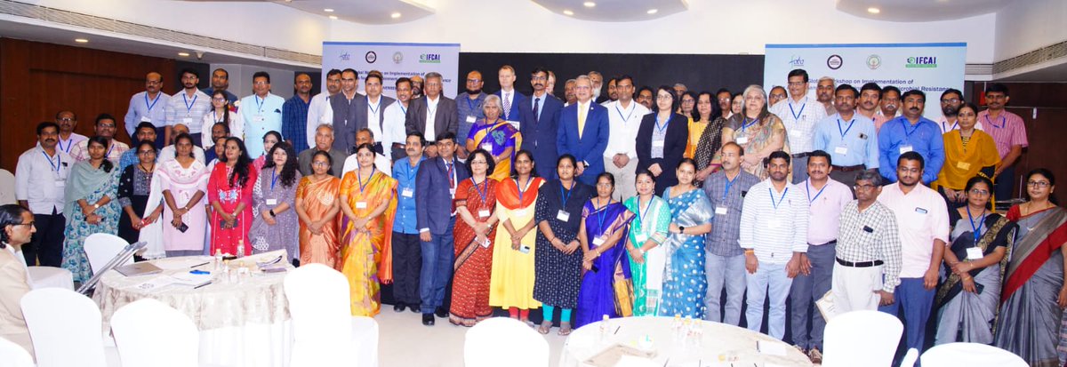 MoveTheWorldIN's tweet photo. “Global Workshop on Implementation of State Action Plans for Containment of Antimicrobial Resistance" (APCAR). We are thankful to AP State, IFCAI, FABA and ReAct Asia Pacific to discuss AP- APCAR and bring eminent professionals around the globe.
#EndTheSuperbugs #Antibiotics https://t.co/NhRZ7QmMpI