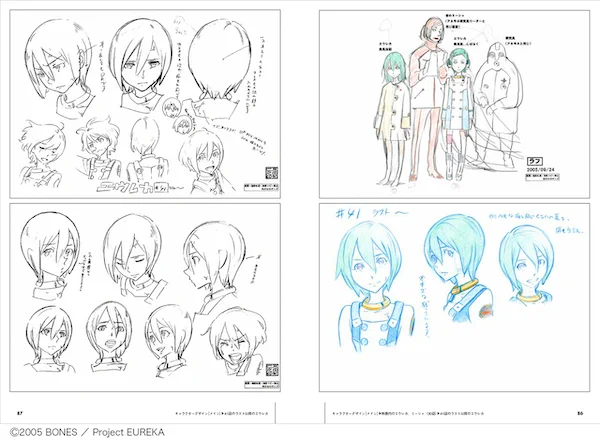 デザイン画はメインキャラクターに関しては大半を網羅。サブキャラクター、メインメカニック、サブメカニック、コンセプチュアルデザイン、美術設定等についても、たっぷりと収録しました。 