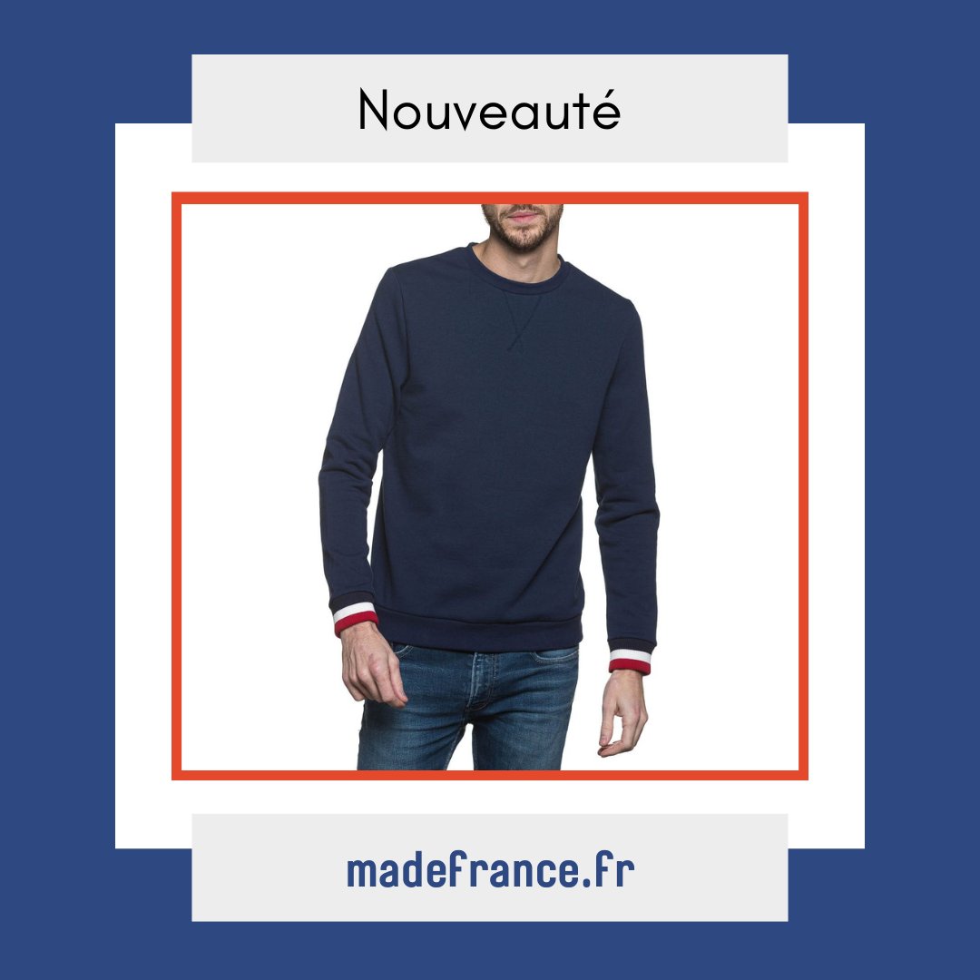 Le véritable sweat français est une des pièces indispensables de votre dressing !  #sweat #sweatbleu #fabricationfrancaise #madeinfrance #recycle #lookcasual #look #fashion #ecologie #ecoresponsable #moderesponsable #mode #boys #vetementpourhomme #paris #nantes #madeinfrance