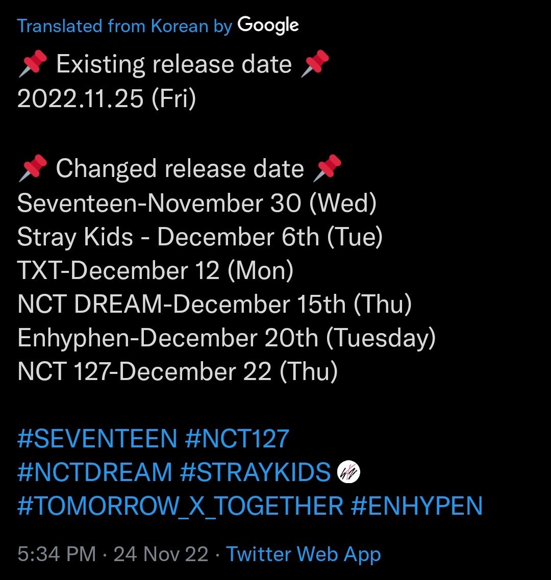 RE: DICON D'Festa Mini Edition

Please take note of the new released dates for the following groups. 

Thank you for understanding.