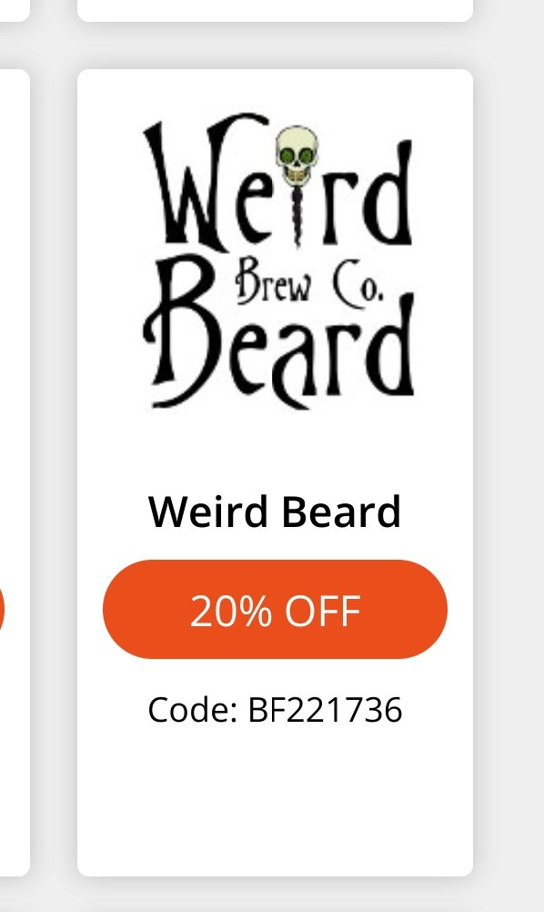 Weird Beard Brew Co (@weirdbeard_brew) on Twitter photo 💀TRADE CUSTOMERS 💀
👀BLACK FRIDAY DEALS👀
At the start of November we dropped the price of many kegs on <a href="/EeBriaTrade/">EeBriaTrade</a> by up to 18%. And today we've offering ANOTHER 20% off, on top of the price drop! expires Monday at midnight. 💀TRADE CUSTOMERS 💀
👀BLACK FRIDAY DEALS👀
At the start of November we dropped the price of many kegs on <a href="/EeBriaTrade/">EeBriaTrade</a> by up to 18%. And today we've offering ANOTHER 20% off, on top of the price drop! expires Monday at midnight.