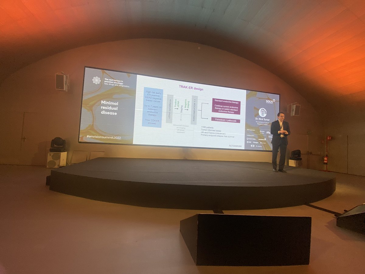 DraAnaCasas's tweet photo. #envisionsummit @_SOLTI
The next horizon in Precision Oncology
Great first talk at 🔴𝗘𝗡𝗩𝗜𝗦𝗜𝗢𝗡 𝗦𝗨𝗠𝗠𝗜𝗧 𝟮𝟬𝟮𝟮! Dr. Nicholas Turner from @ICR_London
#minimalresidualdisease
@prat_aleix @TomasPascualMD
@SEOM @ASEICAnews https://t.co/gdJUep8RyZ