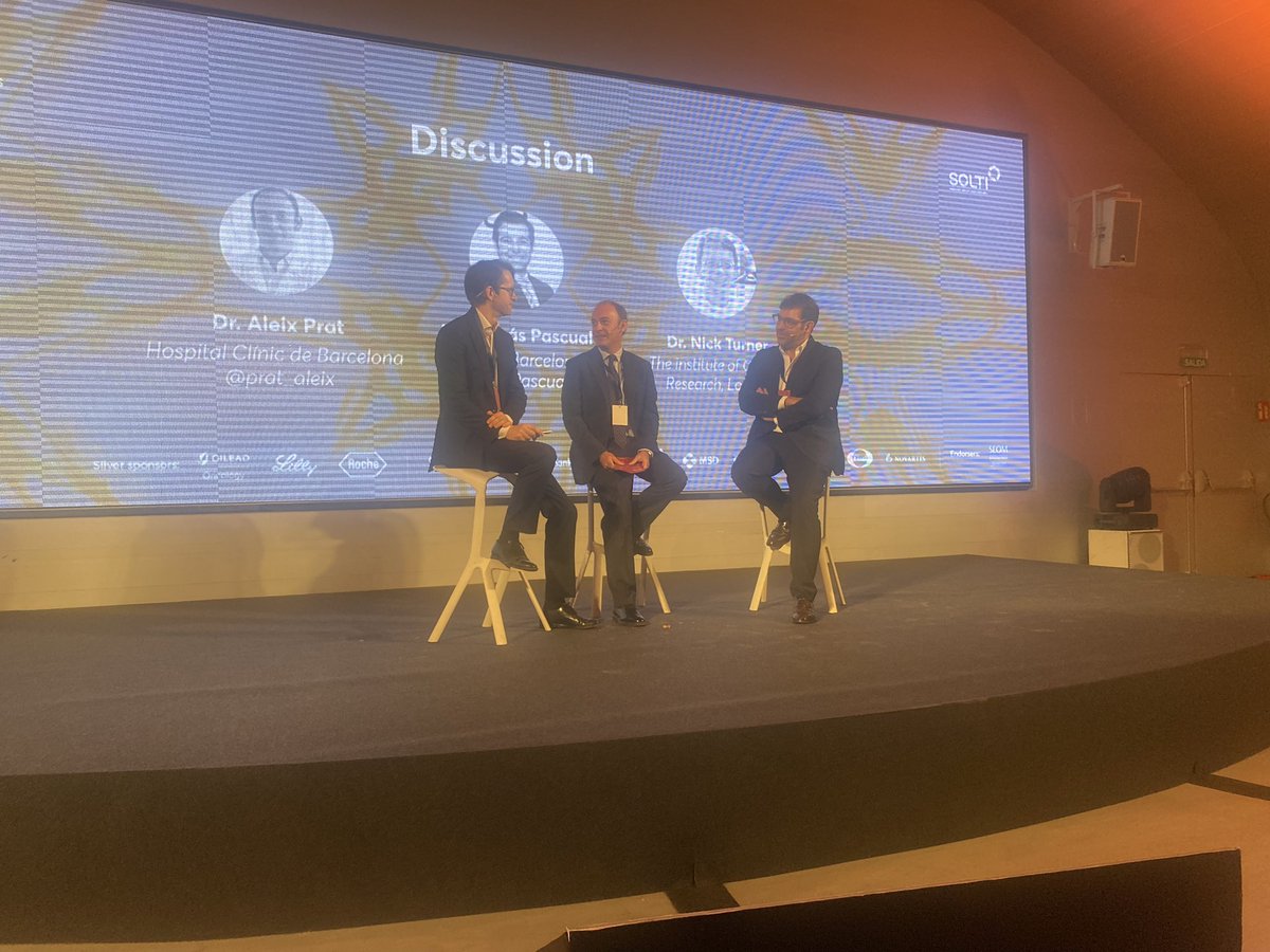 DraAnaCasas's tweet photo. #envisionsummit @_SOLTI
The next horizon in Precision Oncology
Great first talk at 🔴𝗘𝗡𝗩𝗜𝗦𝗜𝗢𝗡 𝗦𝗨𝗠𝗠𝗜𝗧 𝟮𝟬𝟮𝟮! Dr. Nicholas Turner from @ICR_London
#minimalresidualdisease
@prat_aleix @TomasPascualMD
@SEOM @ASEICAnews https://t.co/gdJUep8RyZ