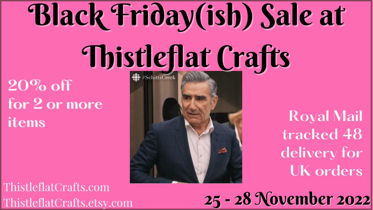 thistleflat's tweet photo. There's a sale at Thistleflat Crafts!! 20% off if you buy 2+ items. Stock up on your Christmas gifts while they're a #bargain!🎅🏻😊

Code - COLOURFRIDAY

Click on the links below

https://t.co/brlzyPIZwQ
https://t.co/uuqsXrrY3e

#BlackFriday #ColourFriday #ShopIndie #OnlineShop https://t.co/8LgkoqQJ5I