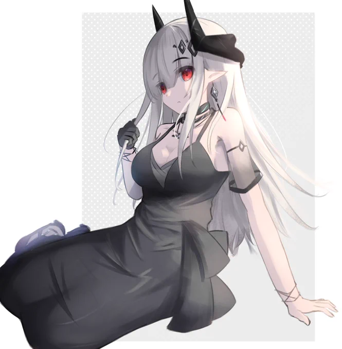 マドロックのドレスコーデいいよね!!#アークナイツ #Arknights 