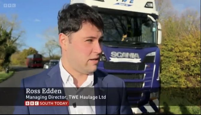 Discussing the severe lack of secure truck stops across Oxfordshire & the UK, along with @RHANews member @TWEHAULAGELTD, on last night’s @BBCSouthNews #RHAFacilities #Truckstops #hgvdrivers #coachdrivers #Oxfordshire